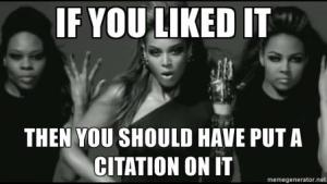 Beyonce Citation